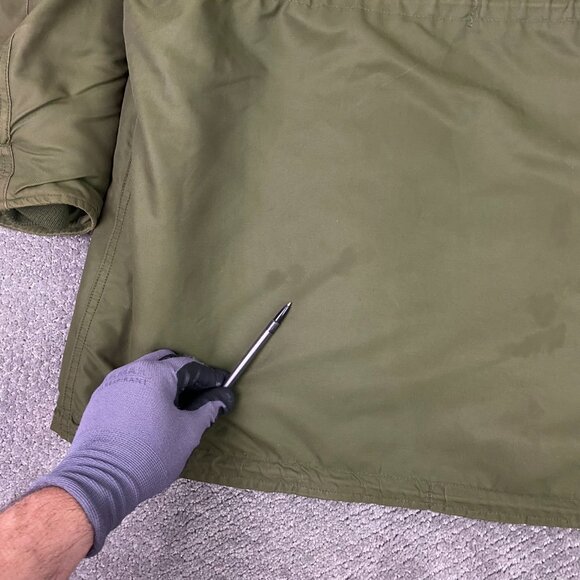 Vintage Canadian Army Parka General Purpose Jacket Men's Large Green Military - Picture 9 of 16